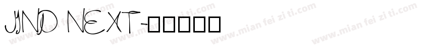 JIND NEXT字体转换